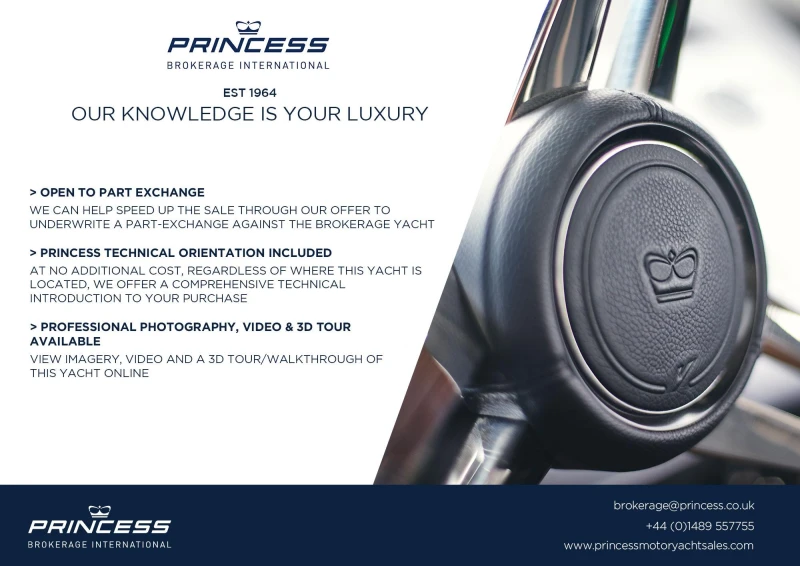 Princess 68 from 2016: Luxury and technology combined.